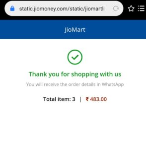 Start Shopping from JioMart