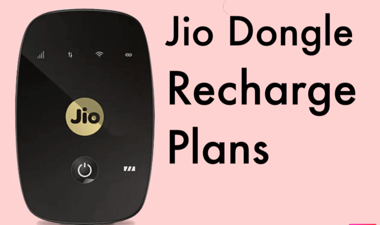 jio dongle recharge plans